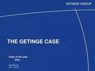 the getinge case