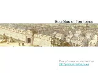 soci t s et territoires