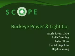 Buckeye Power &amp; Light Co.