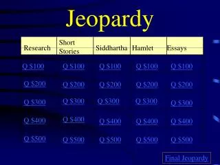 Jeopardy