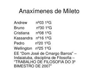 anax menes de mileto