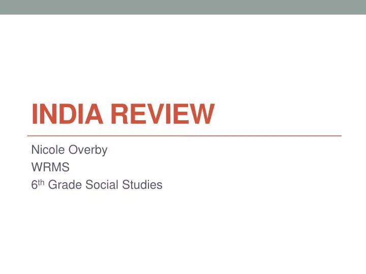 india review
