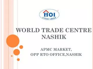 WORLD TRADE CENTRE NASHIK