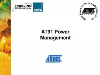 AT91 Power Management
