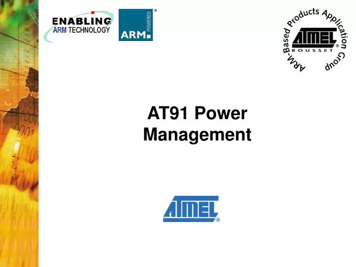 at91 power management