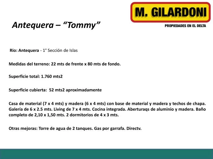 antequera tommy