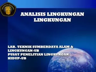 analisis lingkungan lingkungan