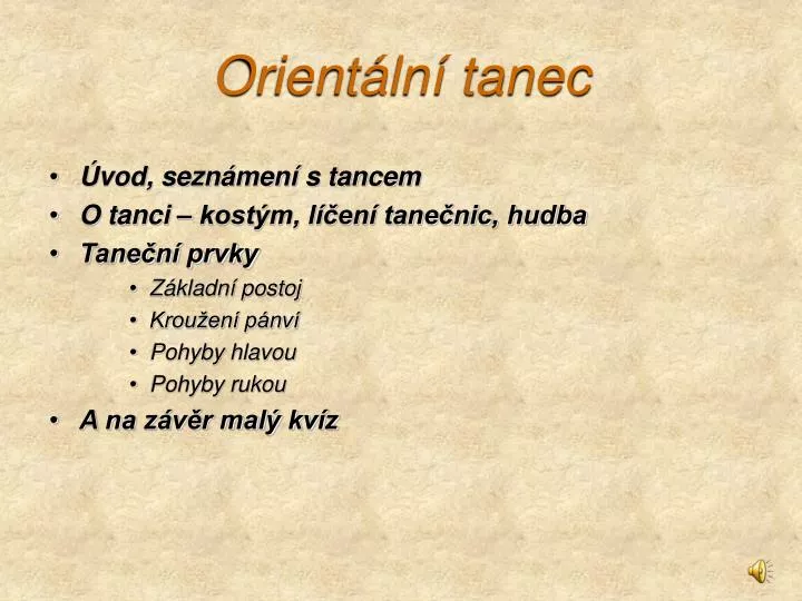 orient ln tanec