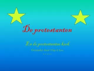 de protestanten