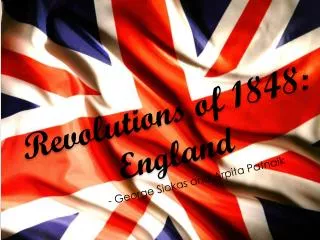 Revolutions of 1848: England