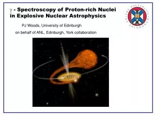 - Spectroscopy of Proton-rich Nuclei in Explosive Nuclear Astrophysics