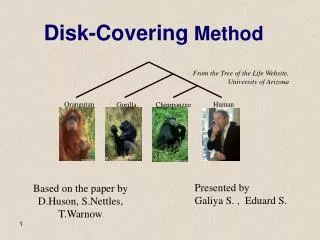 Disk-Covering Method