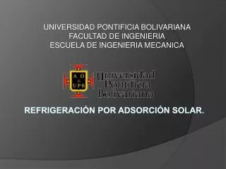 refrigeraci n por adsorci n solar
