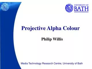 Projective Alpha Colour