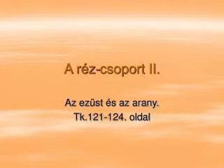 a r z csoport ii