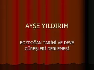 ay e yildirim