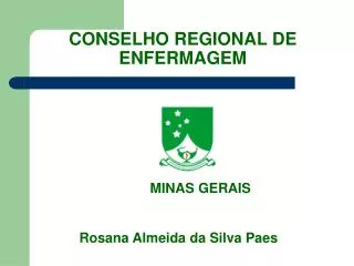 conselho regional de enfermagem