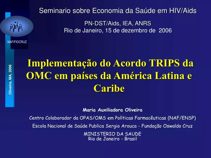 implementa o do acordo trips da omc em pa ses da am rica latina e caribe