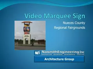 Video Marquee Sign