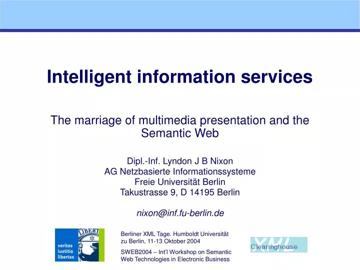 intelligent information services