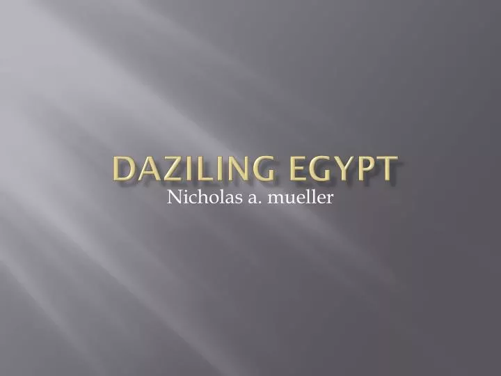 daziling egypt