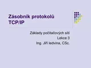 z sobn k protokol tcp ip