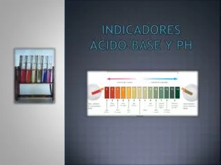 indicadores cido base y ph