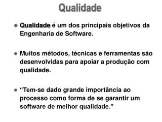 qualidade