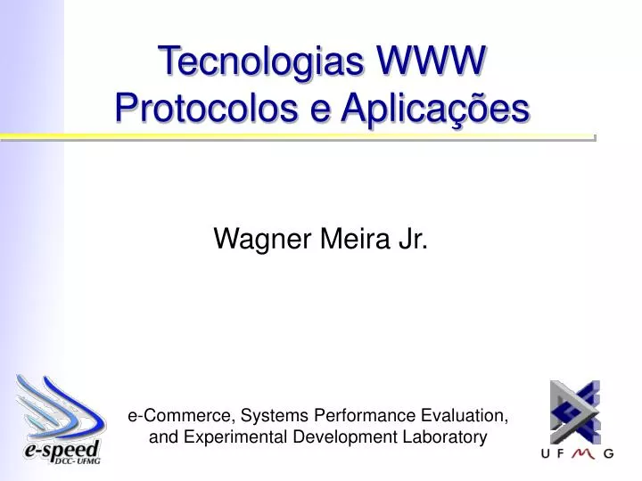 tecnologias www protocolos e aplica es
