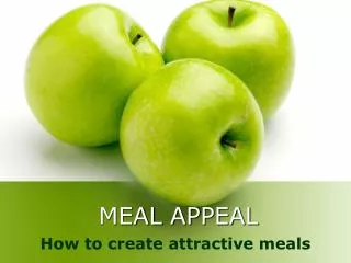 MEAL APPEAL