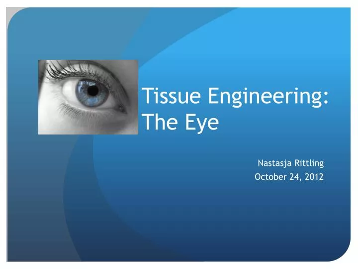 tissue engineering the eye