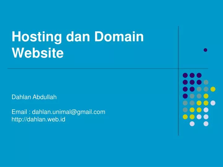 hosting dan domain website