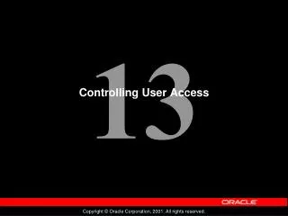 controlling user access