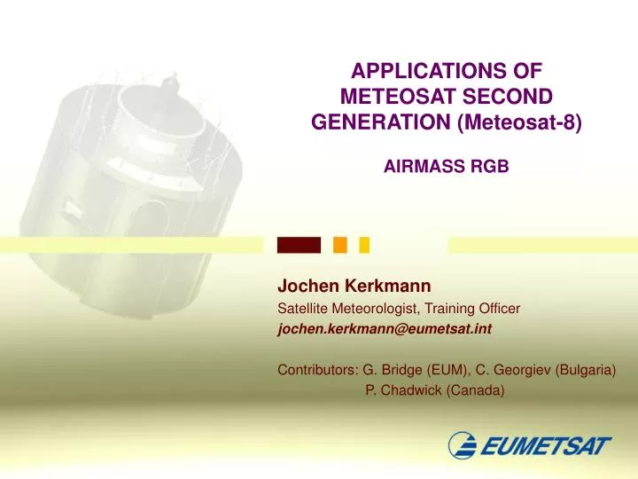 applications of meteosat second generation meteosat 8 airmass rgb