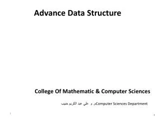 Advance Data Structure