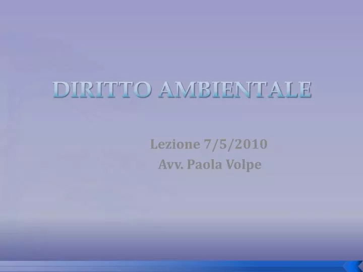 diritto ambientale