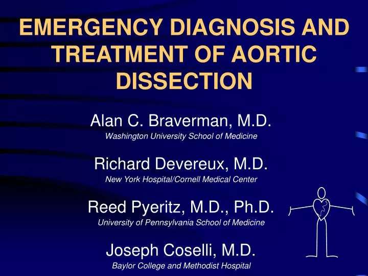 emergency diagnosis and treatment of aortic dissection