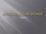 Arousal and Response - slide 1
