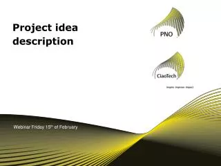 Project idea description