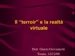 Il “terroir” e la realtà virtuale