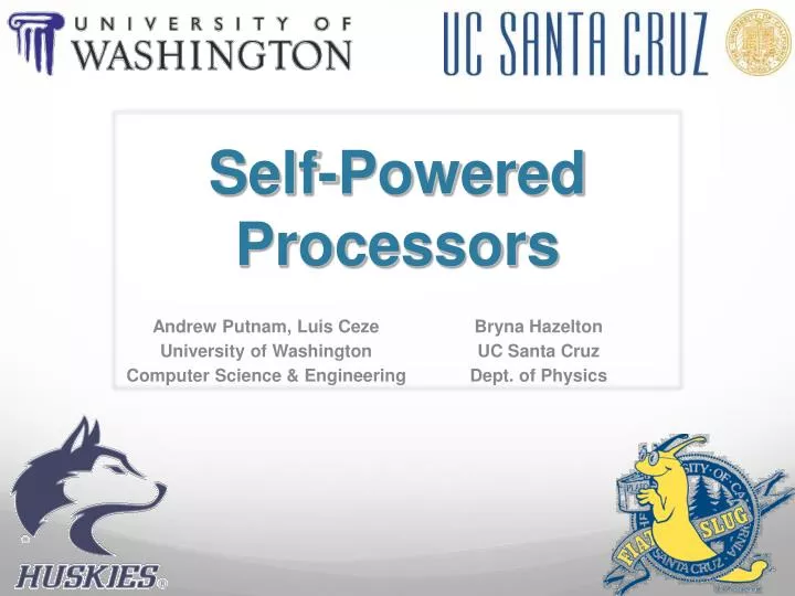 self powered processors