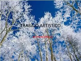 trabajo artistico