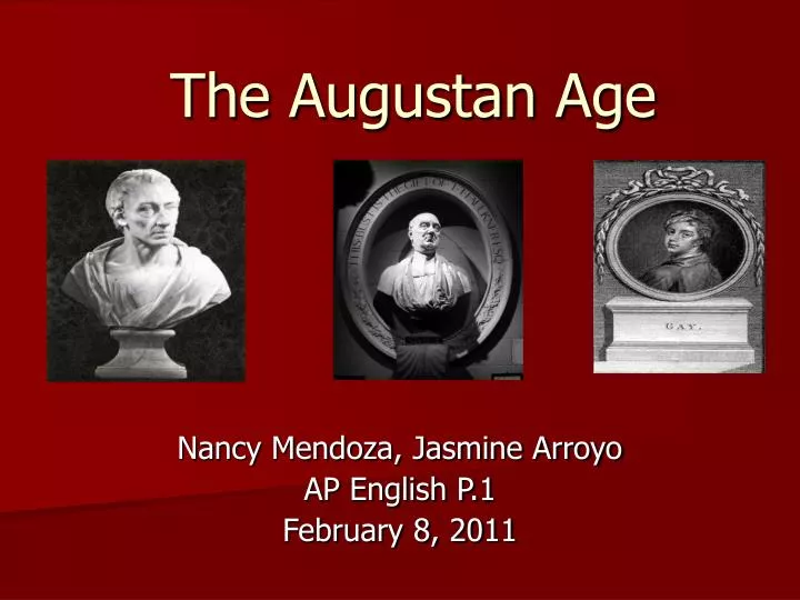the augustan age