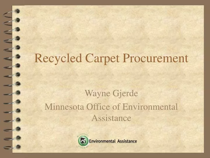 recycled carpet procurement