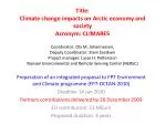 Preparation of an integrated proposal to FP7 Environment and Climate programme (FP7-OCEAN-2010) - slide 1