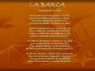 la barca