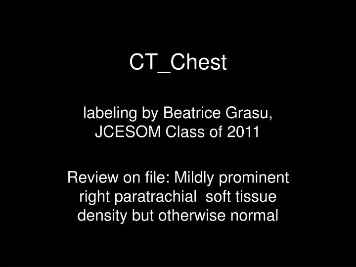 ct chest