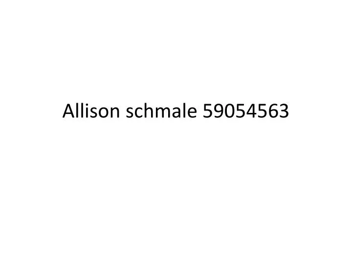 allison schmale 59054563