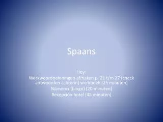 spaans