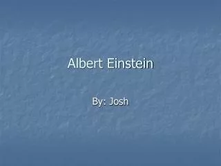albert einstein